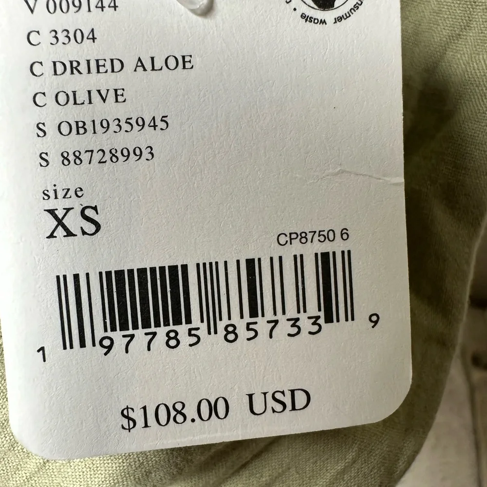 Free People Sage Green Short Sleeve Tee - Picture 7 of 9